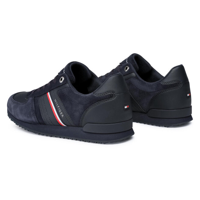 Tommy Hilfiger Sneakersy Tommy Hilfiger Iconic Suede Runner FM0FM03001 Desert Sky DW5