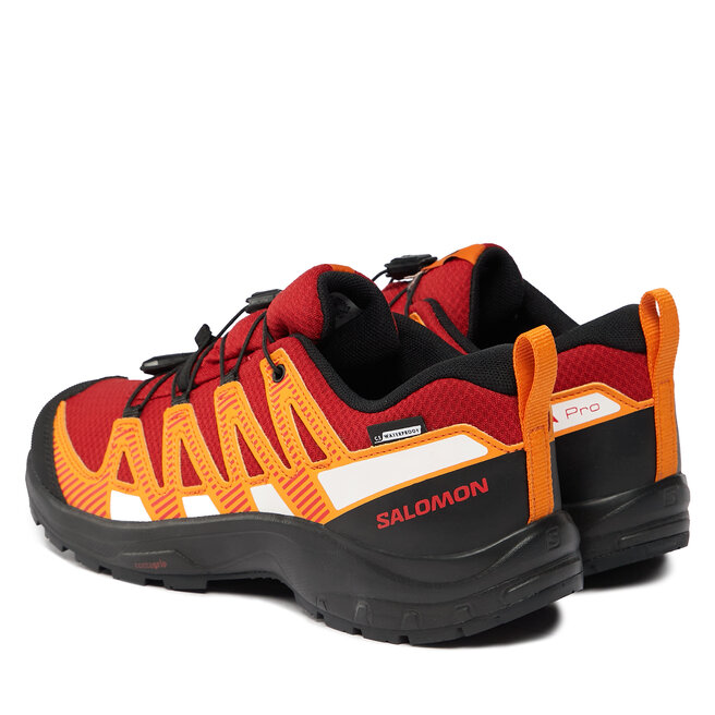 Salomon Bakancs Salomon Xa Pro V8 Climasalomon™ Waterproof L47283800 Red Dahlia/Black/Orange Pepper