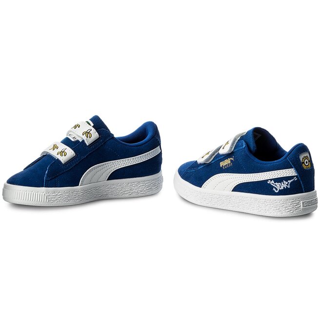 calcio Hablar con Elasticidad Sneakers Puma Minions Suede V Ps 365528 02 Olympian Blue/Puma White •  Www.zapatos.es