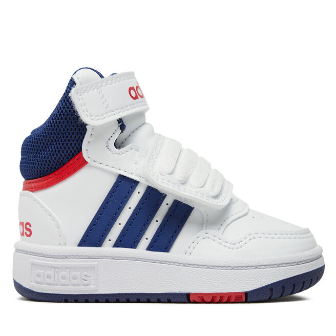Sneakersy adidas Hoops Mid GZ9650 Biały - chłopięce