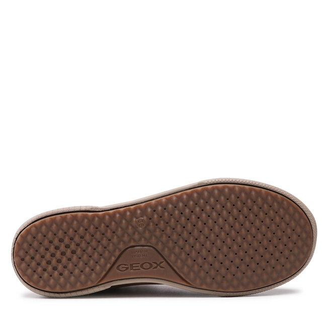 Geox Schnürschuhe Geox J Poseido B. B J16BCB 0CLFU C6176 D Cognac/Navy