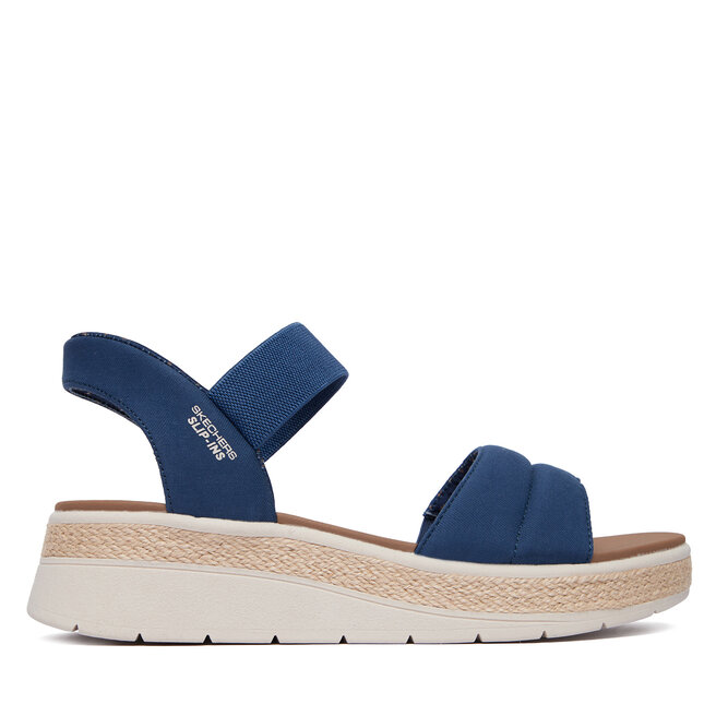 Sandały Skechers BOBS Sun Ray 114413/NVY Granatowy - kobiece