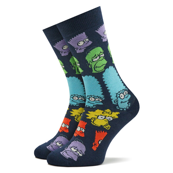 Șosete Înalte Unisex Happy Socks SIM01-6500 Colorat Colorat imagine noua