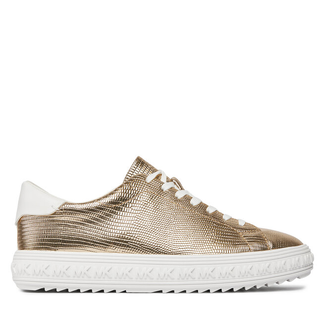 Sneakersy MICHAEL Michael Kors Grove Lace Up - Złoty