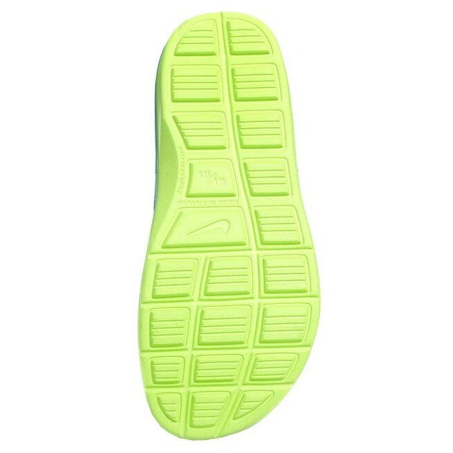 Nike Natikači Nike Solarsoft Slide 386163 413 Photo Blue/White/Electro Green