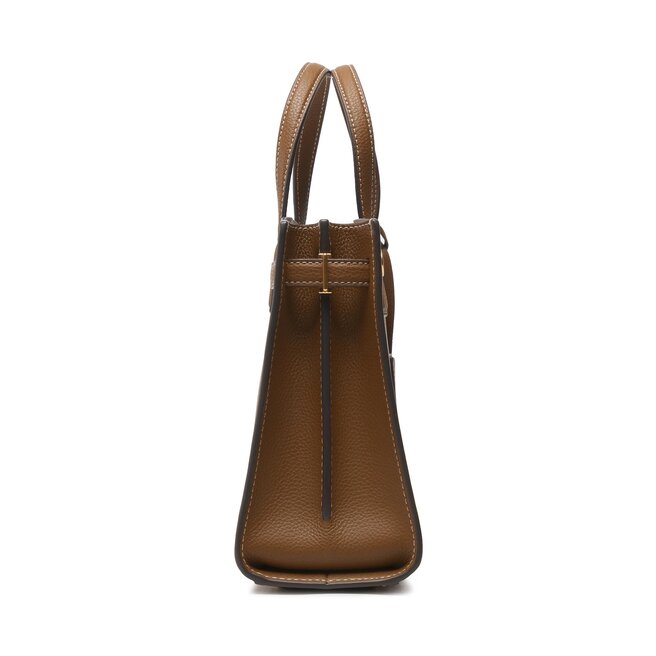 Tory Burch Sac à main Tory Burch Walker Small Satchel 73625 Bistro Brown 244