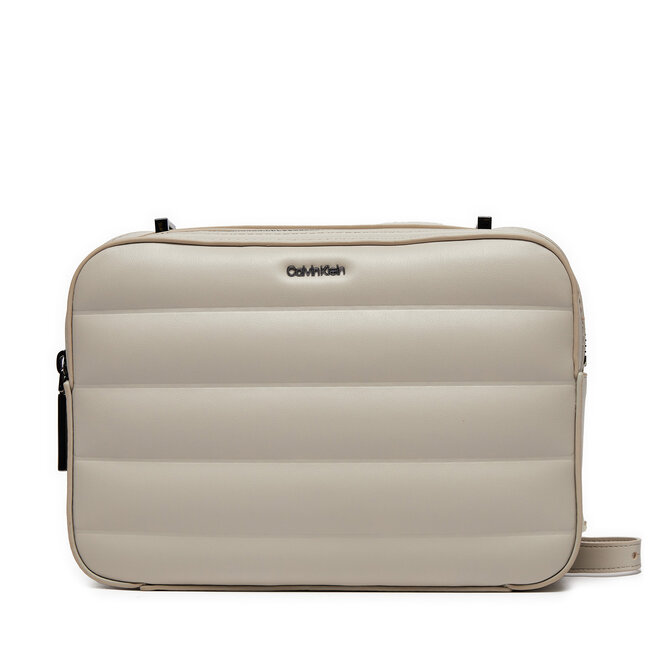 Torebka Calvin Klein Line Quilt Camera Bag - Szary