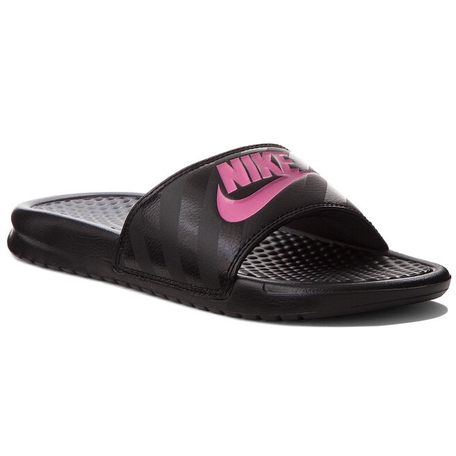 Chanclas Nike Benassi Jdi 343881 Black/Vivid Pink/Black • Www.zapatos.es