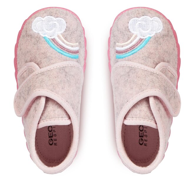 Geox Papuci de casă Geox B Zyzie Girl B3606A 0NY11 C8243 Lt Pink/Off White