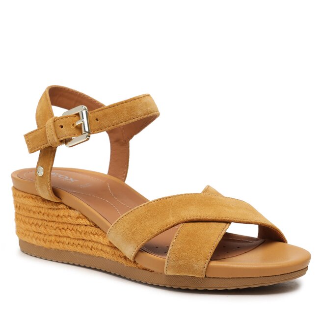 Geox Szandál Geox D Ischia Corda D02HHC00022C2002 Mustard