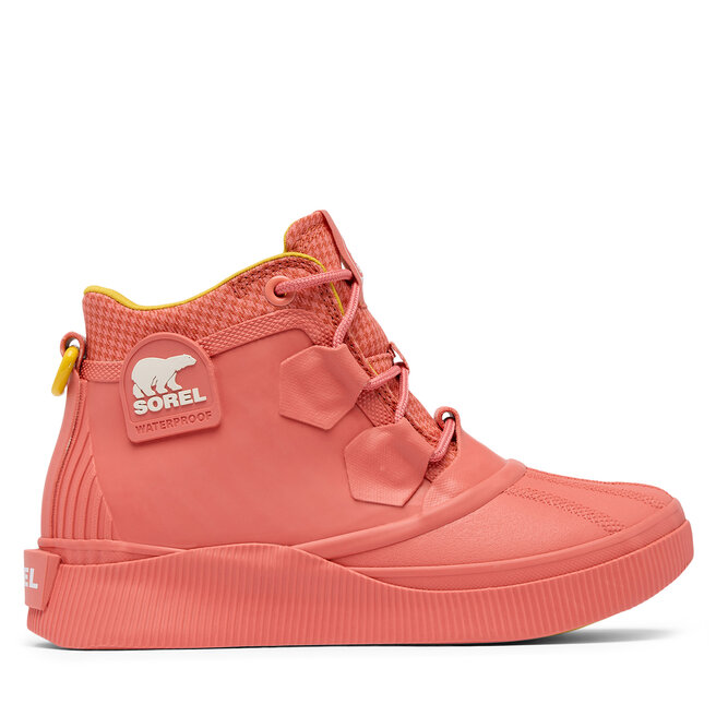 Sneakersy Sorel OUT N ABOUT™ IV Splashy Women's Waterproof Boot - Czerwony