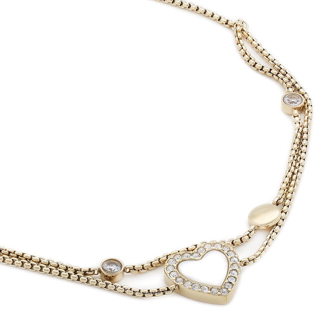 Fossil Βραχιόλι Fossil Elegant Hearts JF03216710 Gold