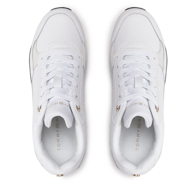 Sneakersy Tommy Hilfiger Metallic Monogram Emboss Sneaker FW0FW06784