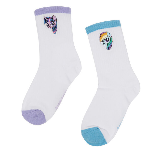 Skarpety długie My Little Pony CEO-ACCCS-SS26-309MLP(2-PACK) Biały - dziecięce