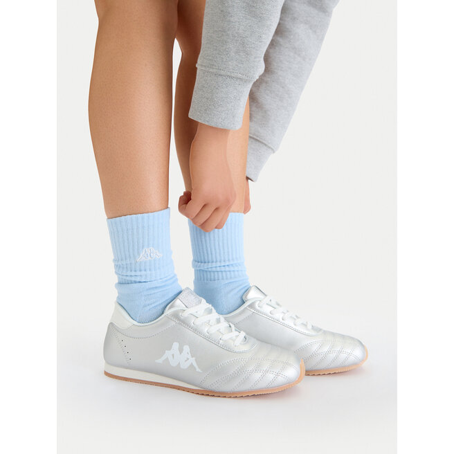Sneakersy Kappa EO-1491510A(W) Srebrny - kobiece