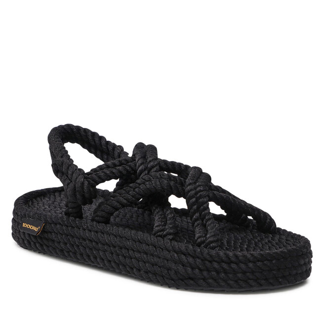 Sandale Bohonomad Bodrum Platform Sandal BOD.0020.PRS Black Black imagine noua gjx.ro