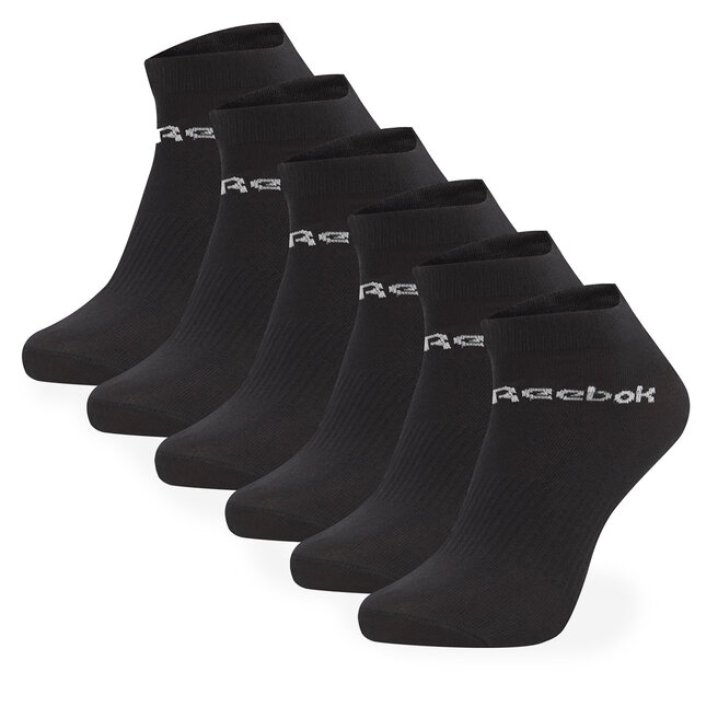 Zestaw 6 par wysokich skarpet unisex Reebok Act Core Inside Sock - Czarny