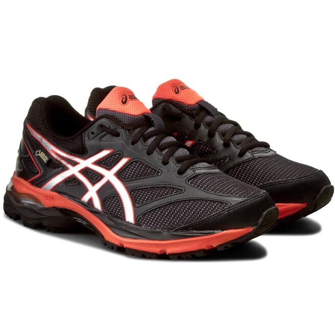 Scarpe Asics Gel Pulse 8 G Tx T6E7N Black Silver Flash Coral 9093
