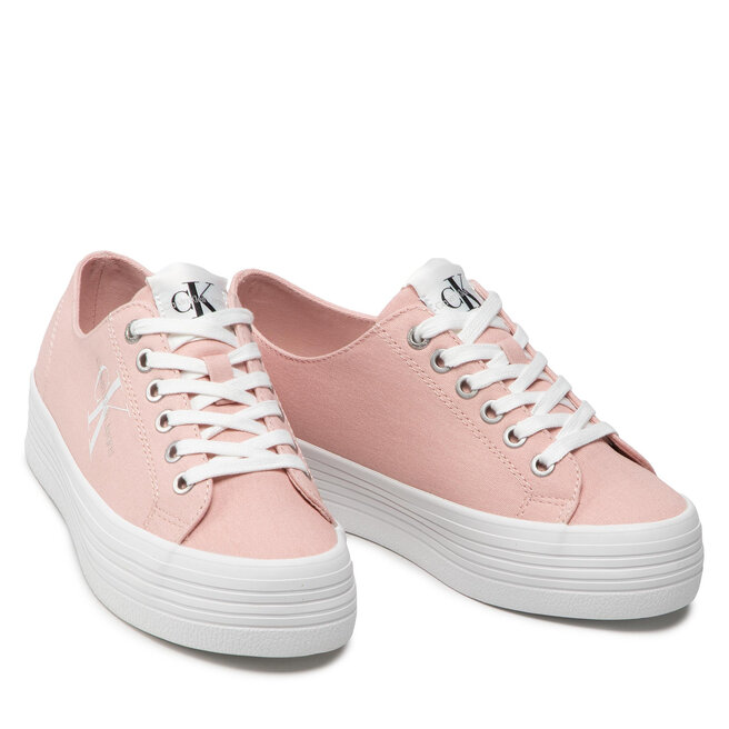 calvin klein jeans vulcanized flatform laceup