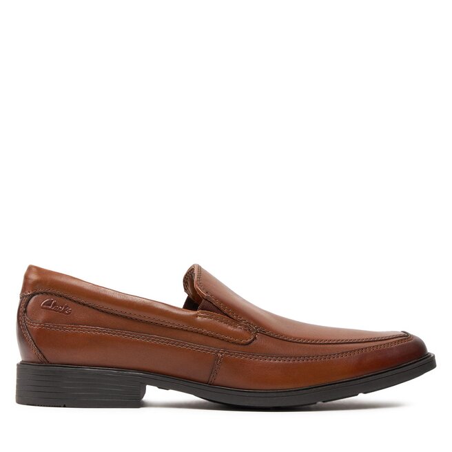 Półbuty Clarks Tilden Free - Brązowy