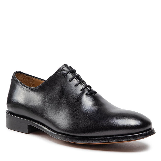 Pantofi Lord Premium Wholecut 5503 Black L01