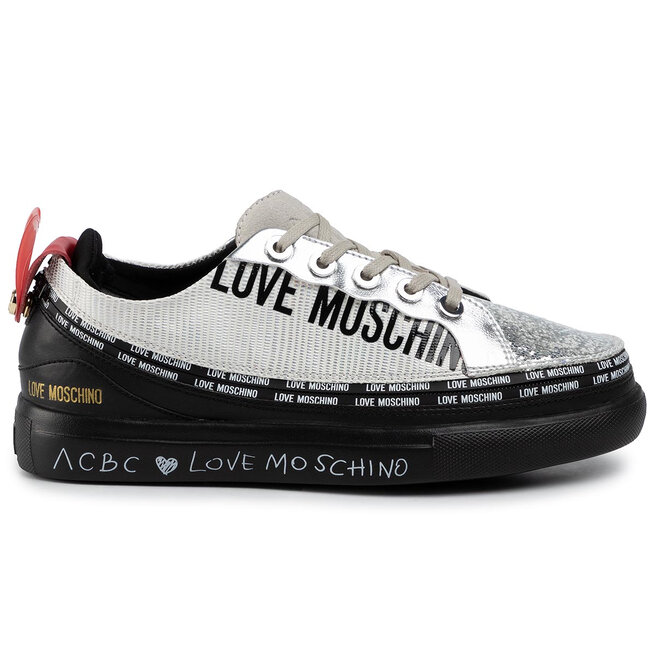 Sneakers Love Moschino Donna – Nero, Taglia 37 EU, Design Alla Moda - 2