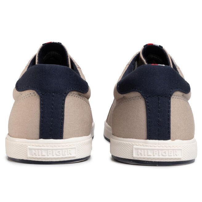 Tommy Hilfiger Tennis Tommy Hilfiger Iconic Long Lace Sneaker FM0FM01536AEP Stone BGE