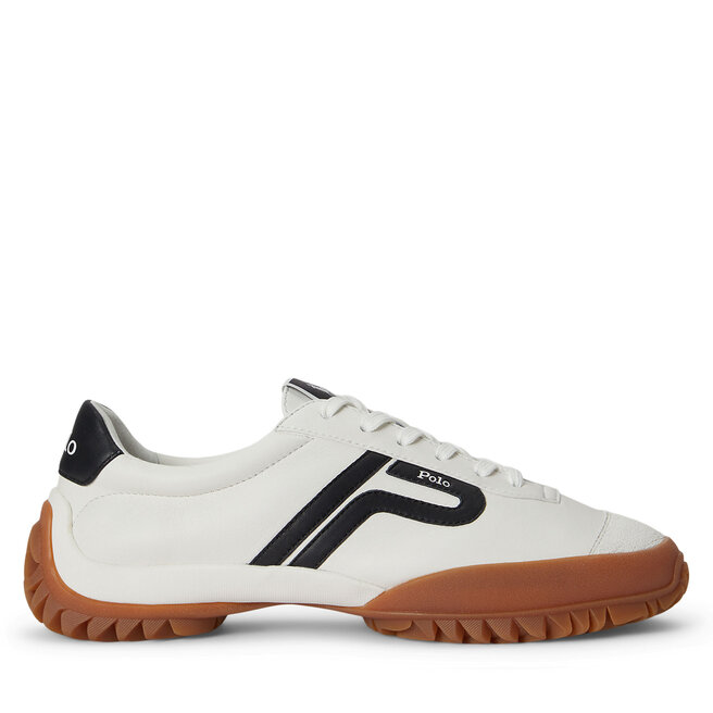 Sneakersy Polo Ralph Lauren Tread Low 804P24300001 Biały - kobiece