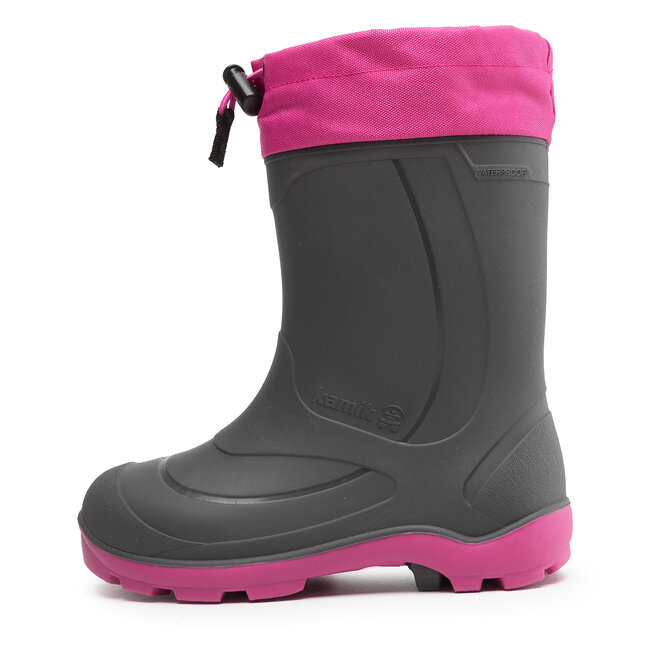 Kamik Gumicsizma Kamik Snobuster 1 AK4155 Charcoal/Magenta