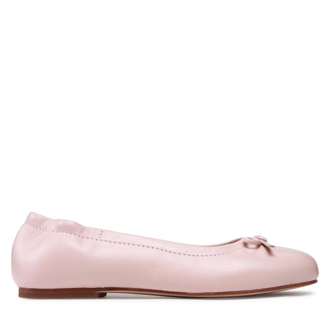 Polo Ralph Lauren Balerini Polo Ralph Lauren Pony Ballet RF104210 Pink Leather