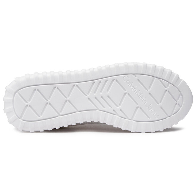 calvin klein jeans rosilee runner trainers in white