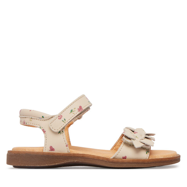 Sandały Froddo Lorine Flowers G3150251-43 M Beżowy - dziewczęce
