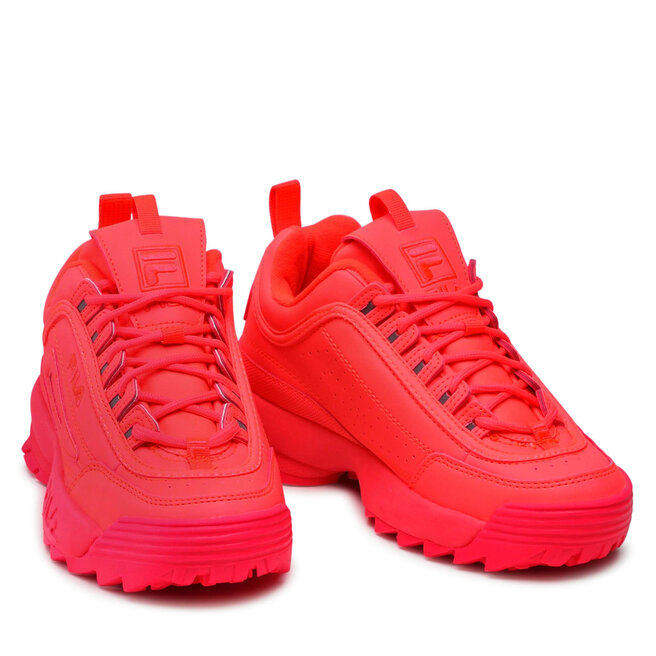 Fila disruptor bianche e sale rosa