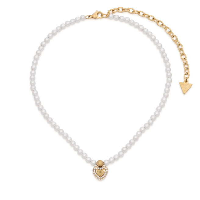 Naszyjnik Guess JUBN06 090JW Biały -