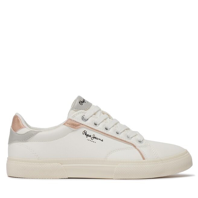 Sneakersy Pepe Jeans Kenton Mix W - Biały