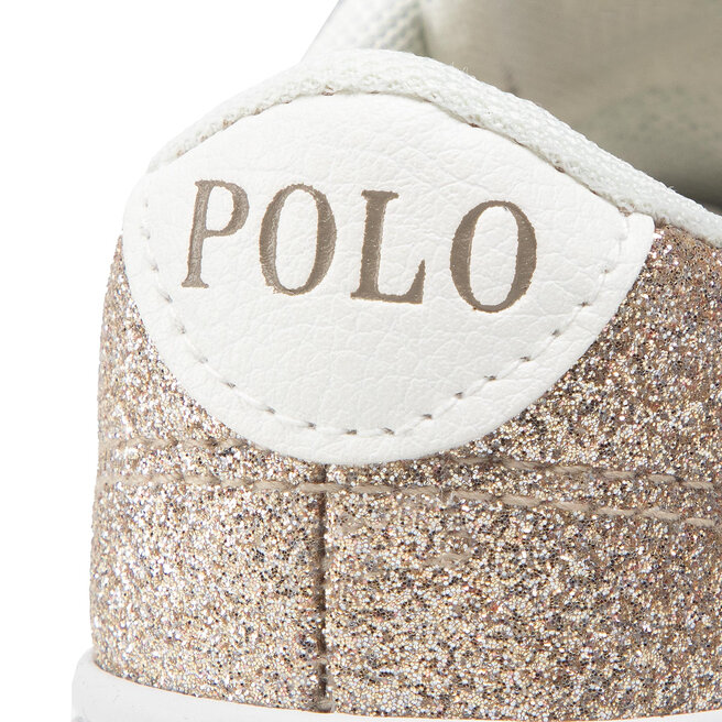 Polo Ralph Lauren Sneakersy Polo Ralph Lauren Theron IV Ps RF103376 M Gold Glitter