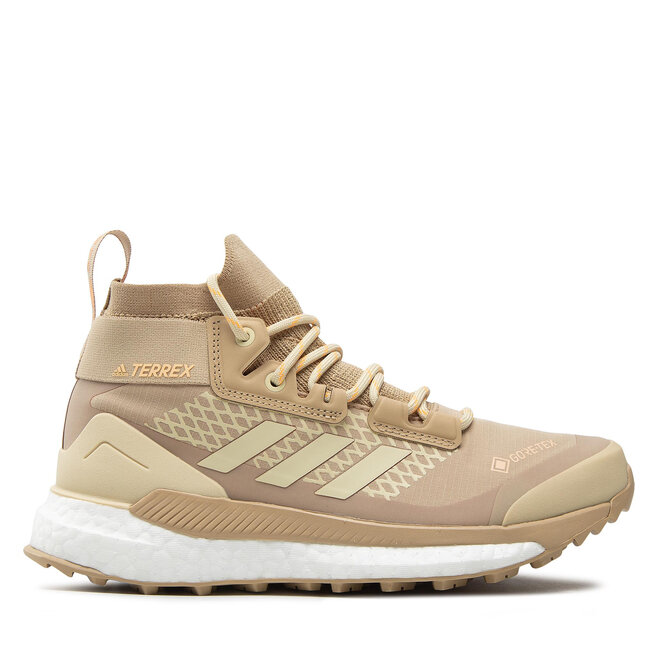 adidas Обувки adidas Terrex Free Hiker Gtx W GORE-TEX GV7515 Beige Tone/Sandy Beige/Pulse Amber