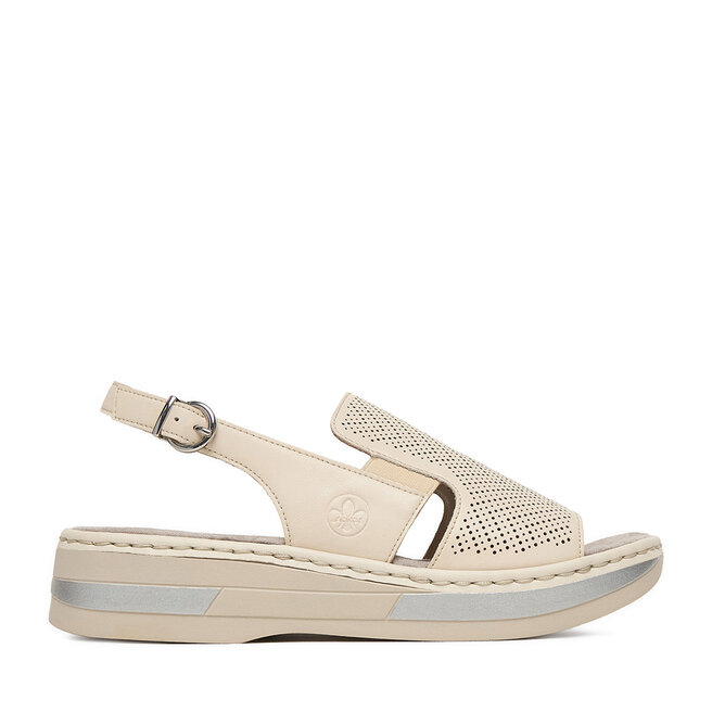 Sandały Rieker CEO-V5951-60 Kremowy - kobiece