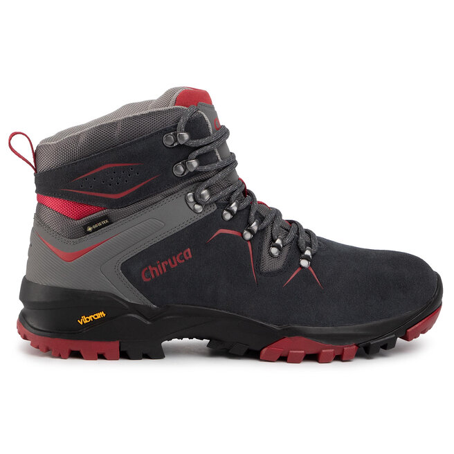 Trekkingi Chiruca Wustan 09 GORE TEX 4498509 Gris Rojo eobuwie