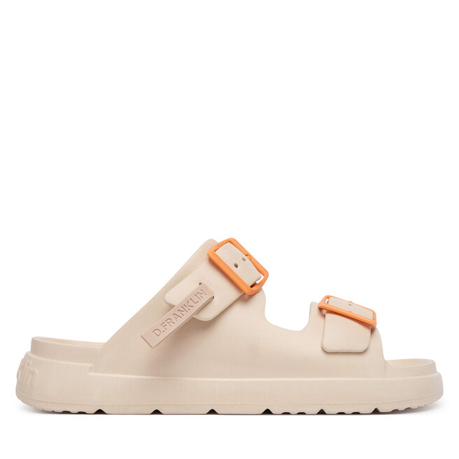 Klapki D.Franklin Vibe Foam 2 DFSH413005 Beżowy -