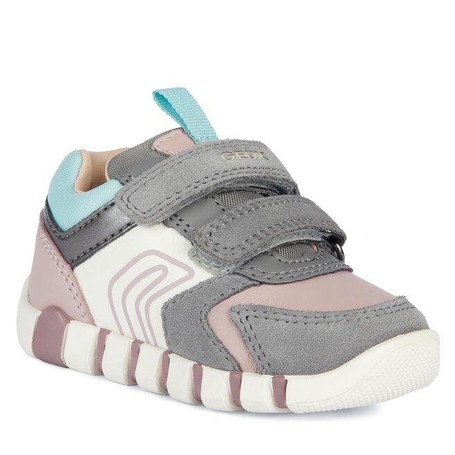 Geox B Iupidoo Girl A Scarpe Da Ginnastica Per Bambine - Comode E Supportive Per Piede In Crescita - Foto 5