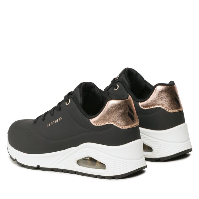 Skechers Sneakers Skechers Golden Air 177094 Black Duraleather/Mesh Trim