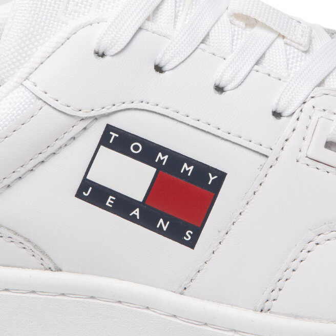 Tommy Jeans Сникърси Tommy Jeans Retro Basket EN0EN01723 White YBR