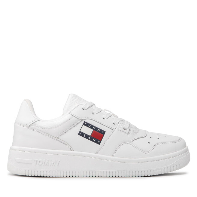 Tommy Jeans Сникърси Tommy Jeans Retro Basket EN0EN01723 White YBR