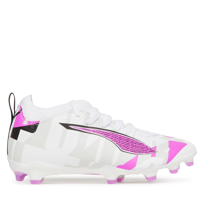 Buty do piłki nożnej Puma Ultra 5 Match Forever Fg/Ag Jr - 01 Biały