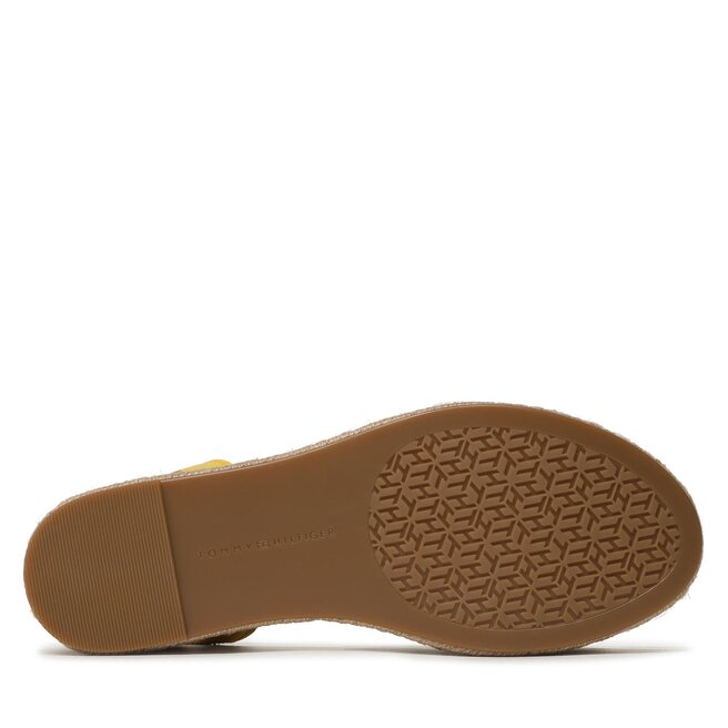 Tommy Hilfiger Еспадрили Tommy Hilfiger Th Woven Platform Sandal FW0FW07345 Vivid Yellow ZGS