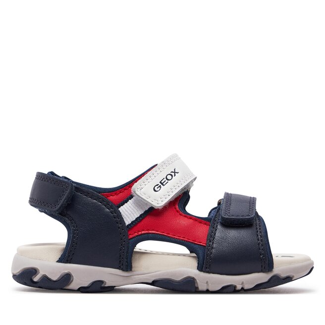 Sandały Geox B Sandal Flaffee Boy B4559A 08515 - S Granatowy