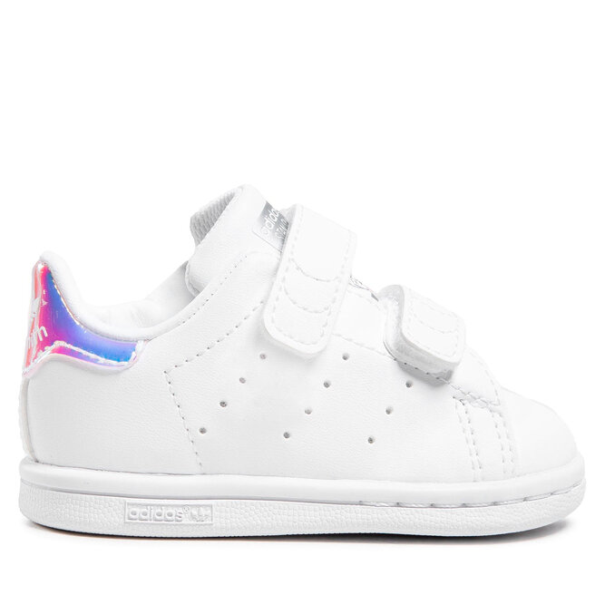 adidas Обувки adidas Stan Smith Cf I FX7537 Ftwwht/Ftwwht/Silvmt