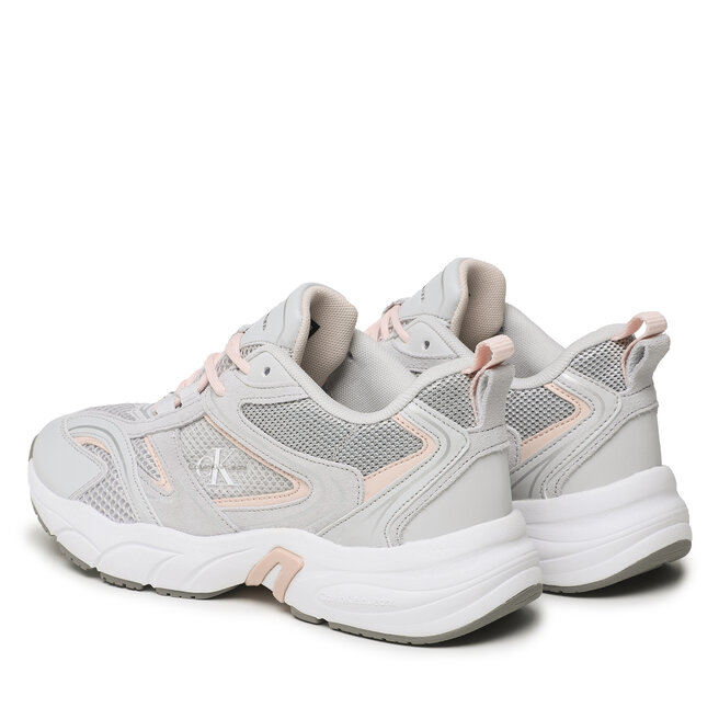 Calvin Klein Jeans Сникърси Calvin Klein Jeans Retro Tennis Su-Mesh YW0YW00891 Oyster Mushroom/Peacg Blush PSX