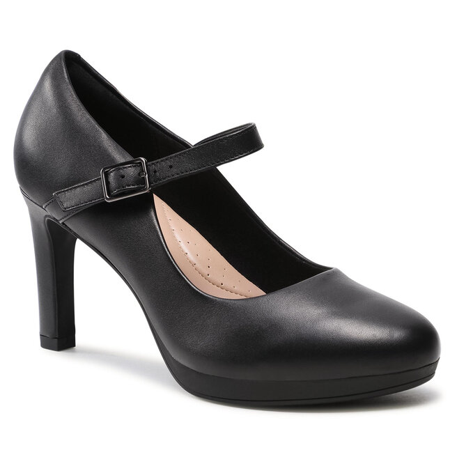 Półbuty Clarks Ambyr Shine - Czarny